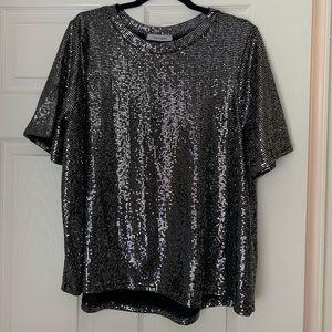 Sparkle Black Top